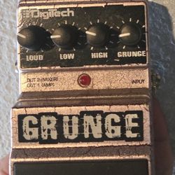 boxed vintage DigiTech Grunge Distortion (Model DGR) guitar effects pedal