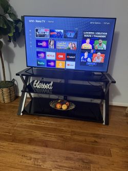 55in TV and TV stand 