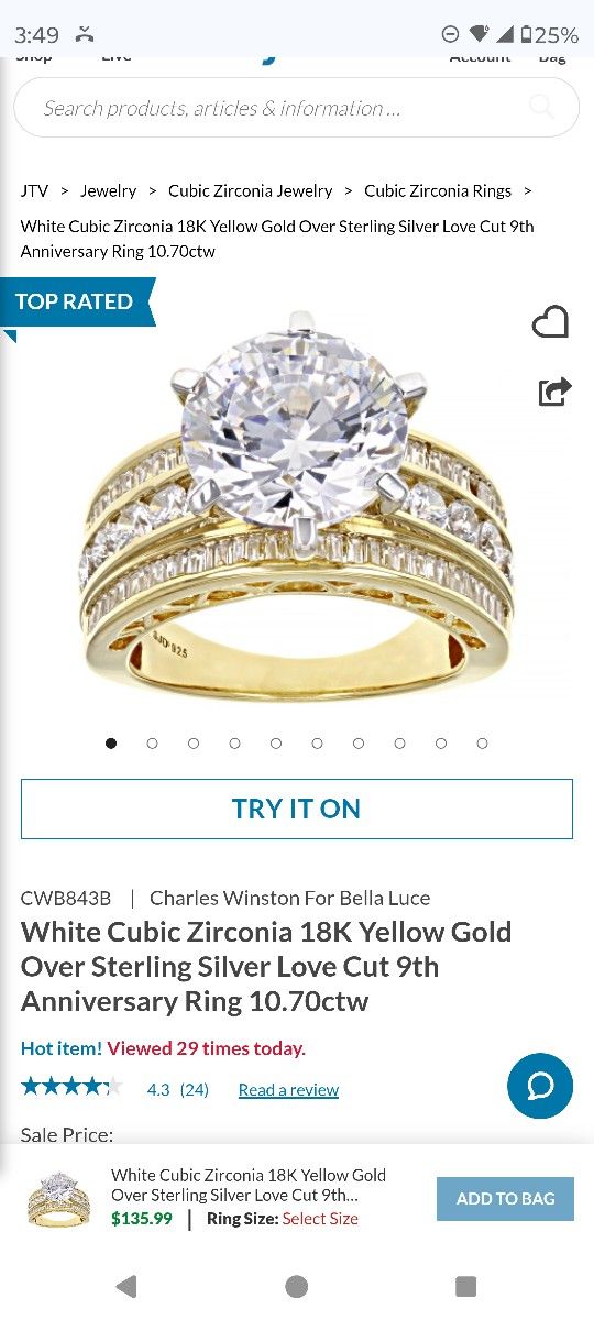 CZ Engagement, Wedding, Anniversary Ring
