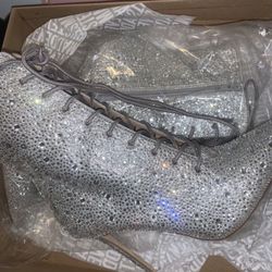 Pretty Rhinestone Boot Heels 😍 