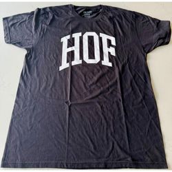 Capalot Men’s Hall of Fame HOF Acronym T-Shirt Black Medium Rap Hip Hop Tee