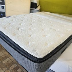 Mattress And Box Spring Queen Size 