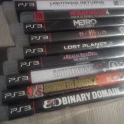 9  Ps3 Games