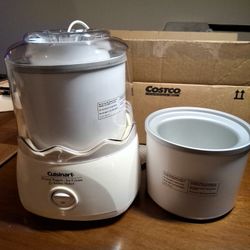 Cuisinart Ice Cream Maker With Extra Bowl