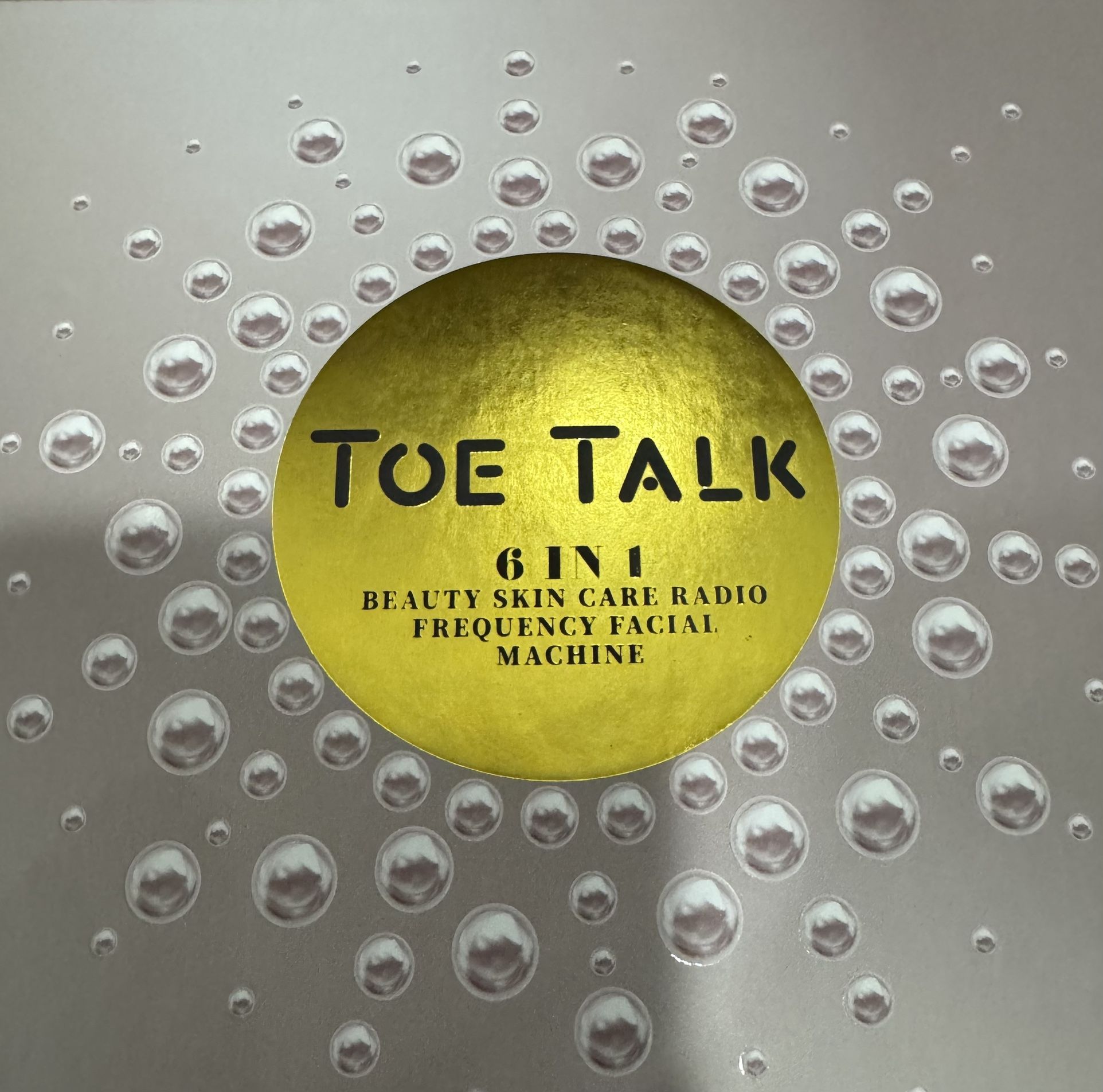 Toe Talk 6-in-1 Beauty Skincare Radio Frequency Facial Machine