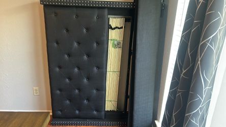 Queen headboard and frame