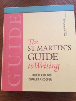 St. Martin’s Guide to Writing