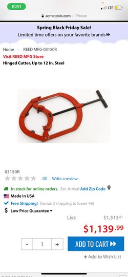 8-12 pipe cutters