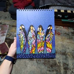 Indigenous Spiral bound sketchbook- brand new