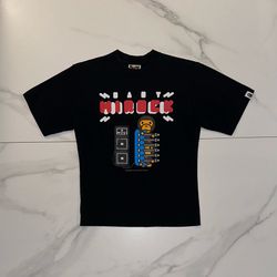 Vintage 2010 BAPE Baby Milo Rock Tee Black Size Small