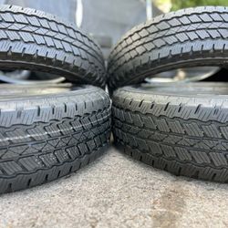 255 70 18 BRIDGESTONE DUELER AT NEW TAKE OFF TIRES 