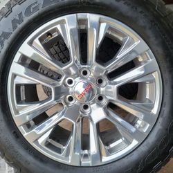 New 20" Oem 2026 Gmc Sierra Denali Rims / Tires 275/60/20