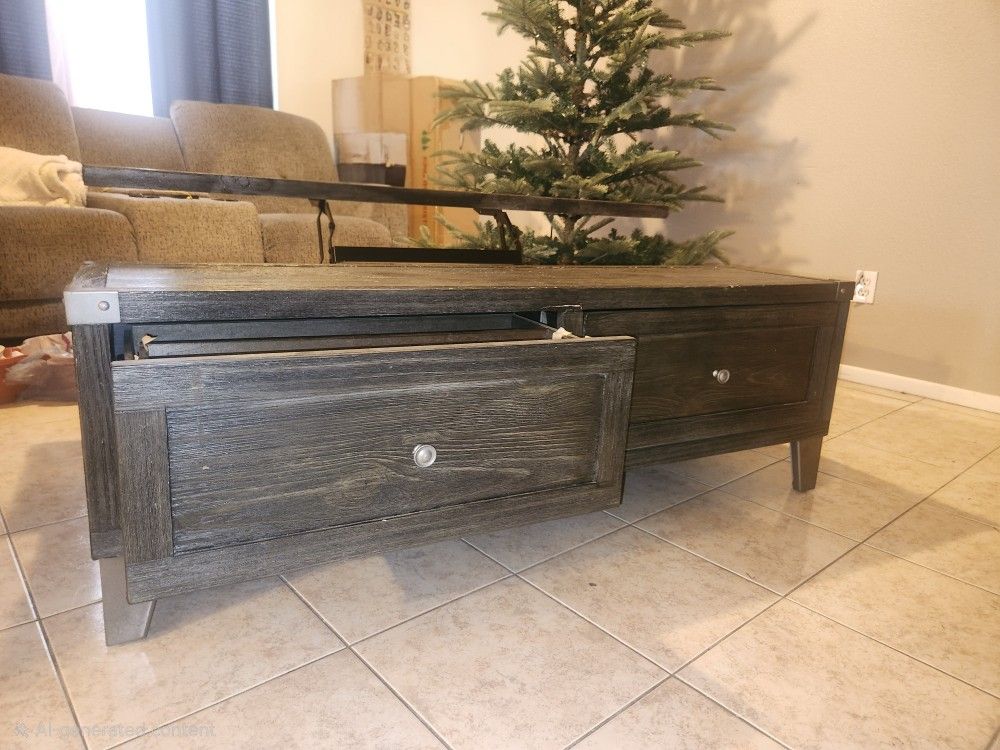 Living Room Coffee Table & 2 Side Tables