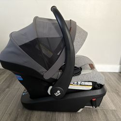 Maxi-Cosi's Mico™ Luxe+ Baby Car Seat: Infant Car Seat with Base and Versatile Baby Carrier Seat Functionality, Urban Wonder