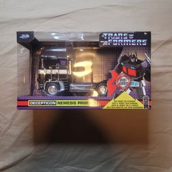 Transformers Jada Decepticon NEMSIS PRIME Black Diecast