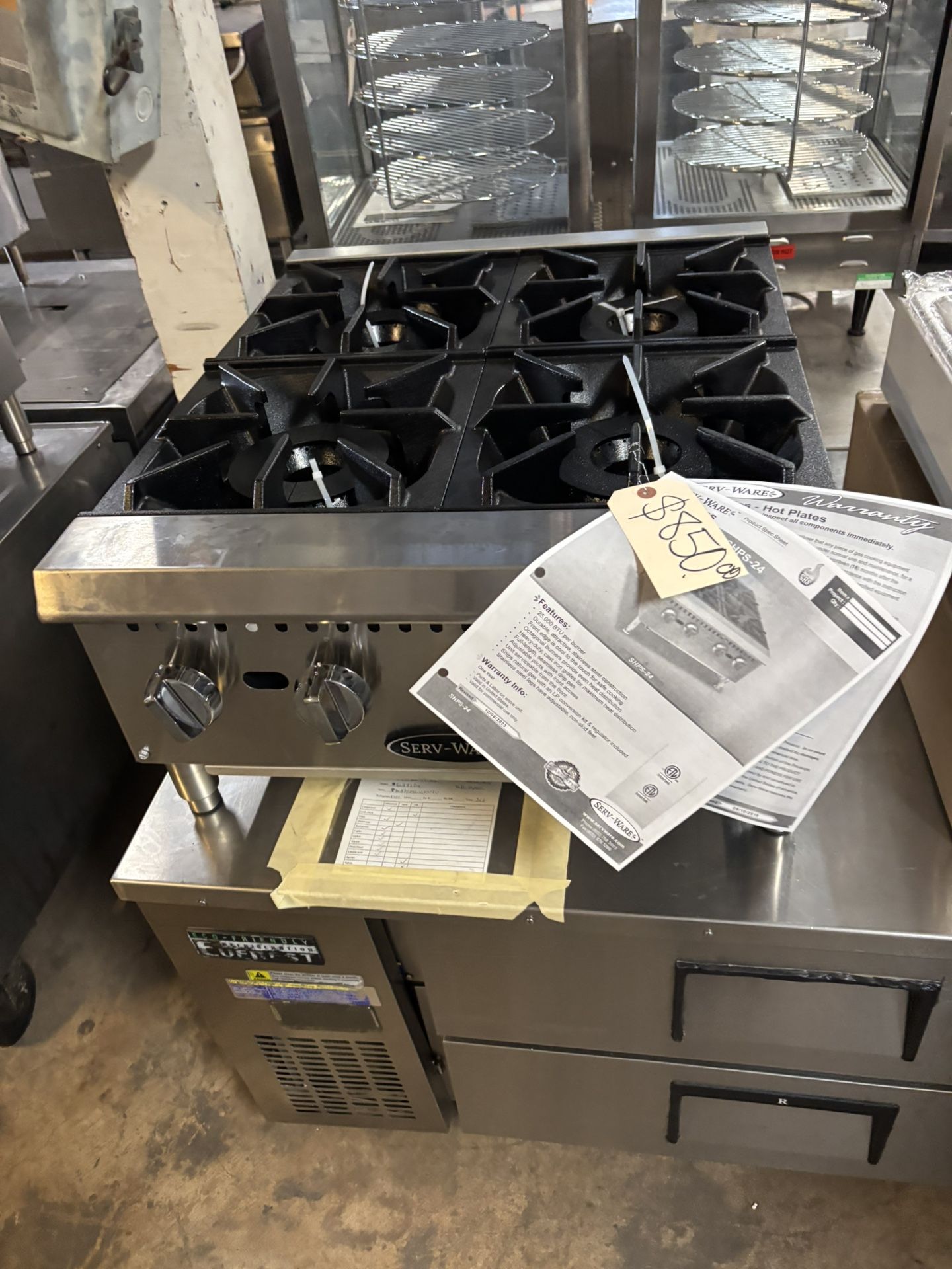 24” Four Burners Range