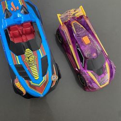 Hot Wheels Toy State 10" Hyper Racer Car Flashing Lights & Sounds
