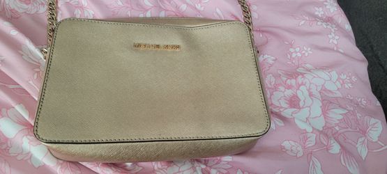 Michael Kors Gold Crossbody Bag
