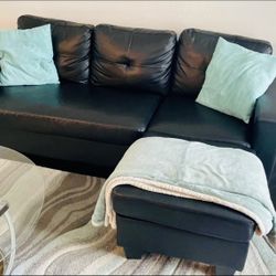 3 Seater Sofa w/ Ottoman 