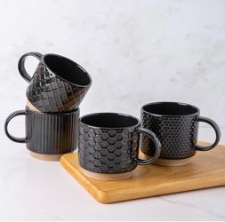 (4) Ceramic Coffee Mugs