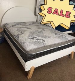 Bed frame and mattress