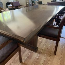Solid Wood Desk / Conference Table 