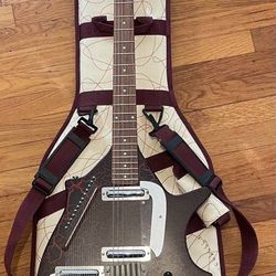 Danelectro Sitar With Danelectro Case And Amp 
