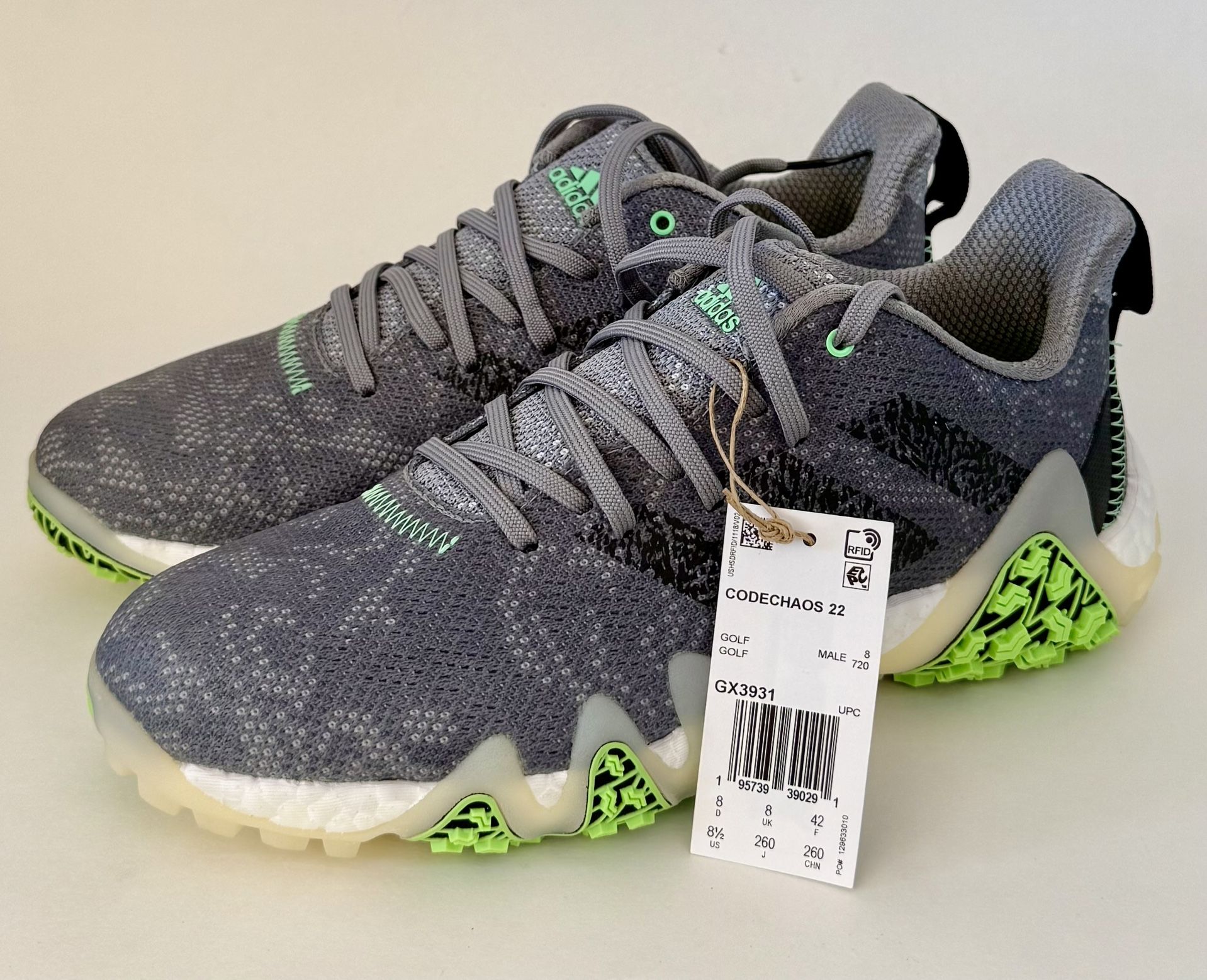 Adidas Golf Shoes Code Chaos Brand New