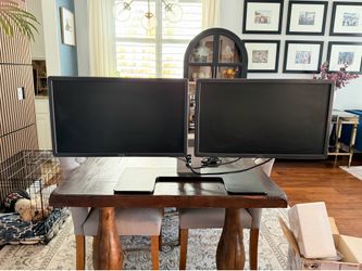 Used Dell 2515HC 25" Dual Monitors With Stand
