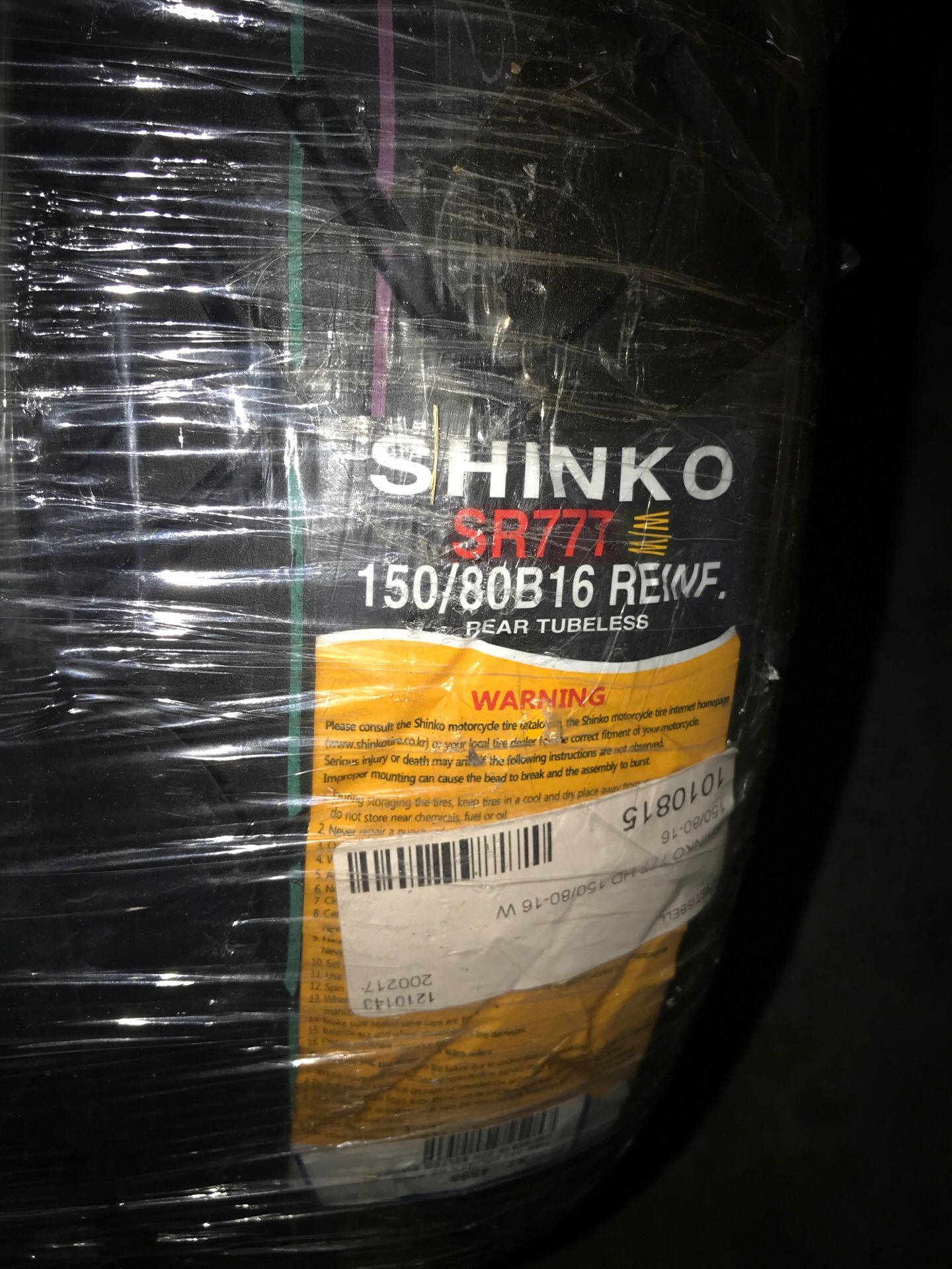 Shinko Motorcycle Tires (Brand New)