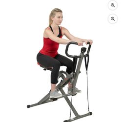 Sunny Health & Fitness Row-N-Ride PRO Squat Assist Trainer for Full Glute, Thigh, and Leg Workouts, SF-A020052