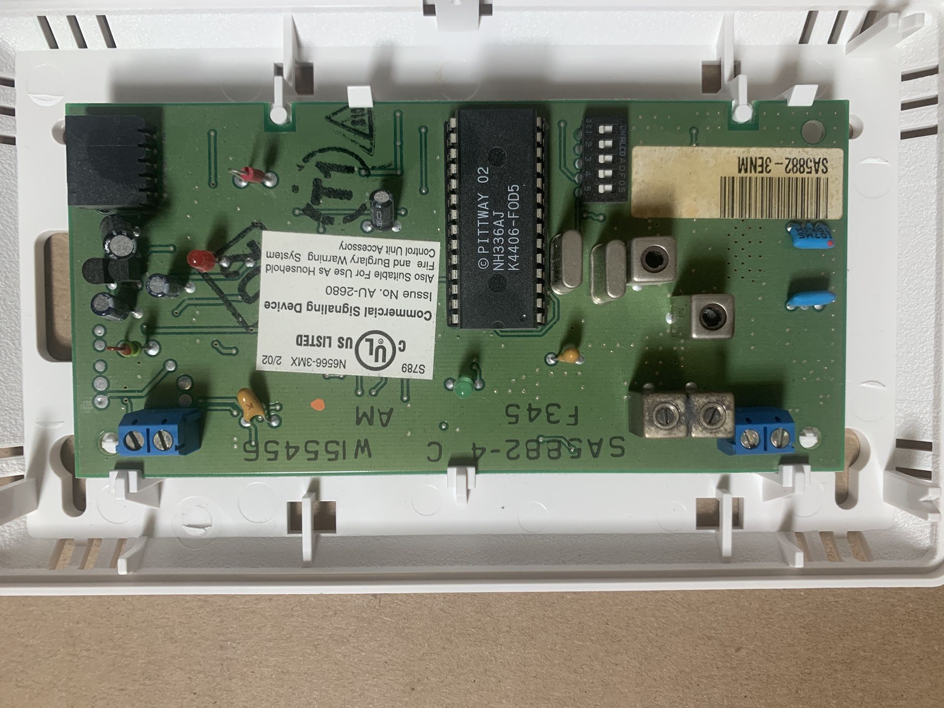 HONEYWELL ADEMCO VISTA SECURITY SA5882-3ENH COMMERCIAL WIRELESS RECEIVER