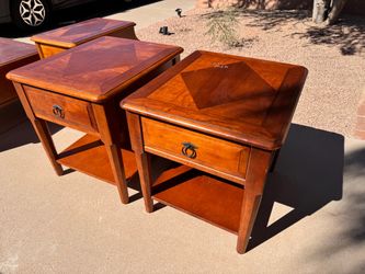 Matching Cherrywood End Tables – Set of 2