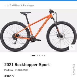 2022 Rockhopper Mountain Sport Bike 