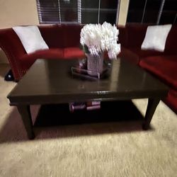 Large Sturdy Coffee Table 36x48