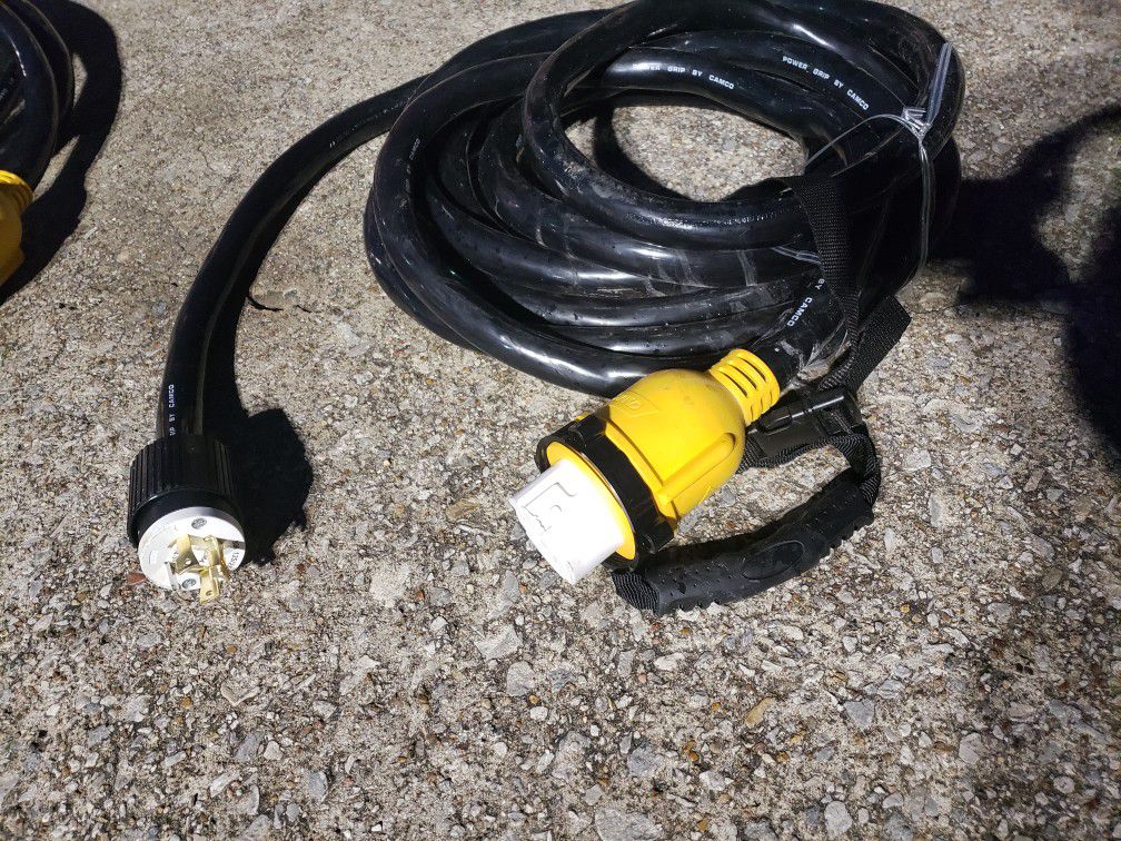 Photo Rv Camper Electric Hookup Cord
