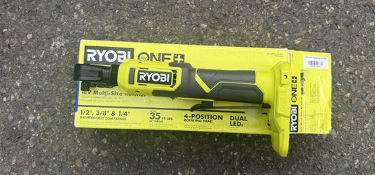 RYOBI ONE+ 18V Cordless Multi Size Ratchet (Tool Only