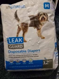 Disposable Dog Diapers Medium
