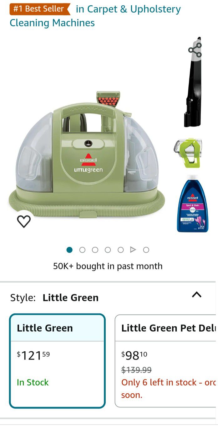 Bissell Little Green Portable Deep Cleaner