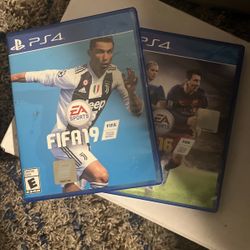 FIFA 16 And 19 PS4 