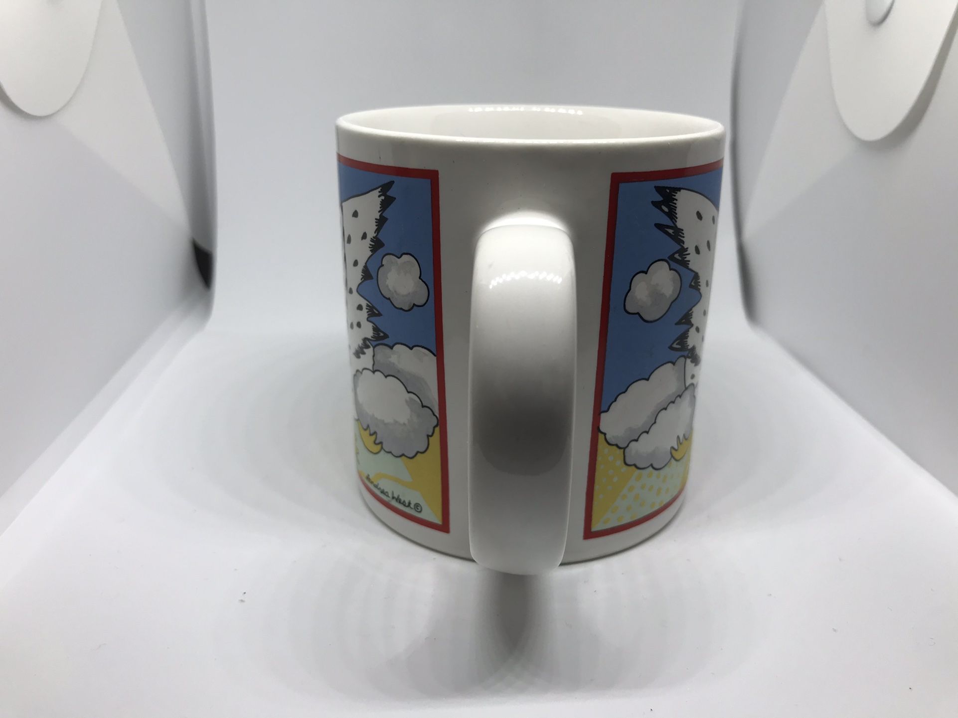 Andrea West Sigma Tastesetter Ceramic Coffee Tea Cup Collection Goose flying Over Farm