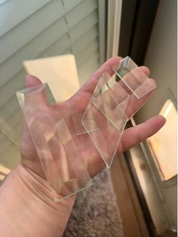 Glass prism pieces /stain glass