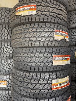 🚘🚨Vendo set de llantas Lt 285 75 16 arroyo allterain tires