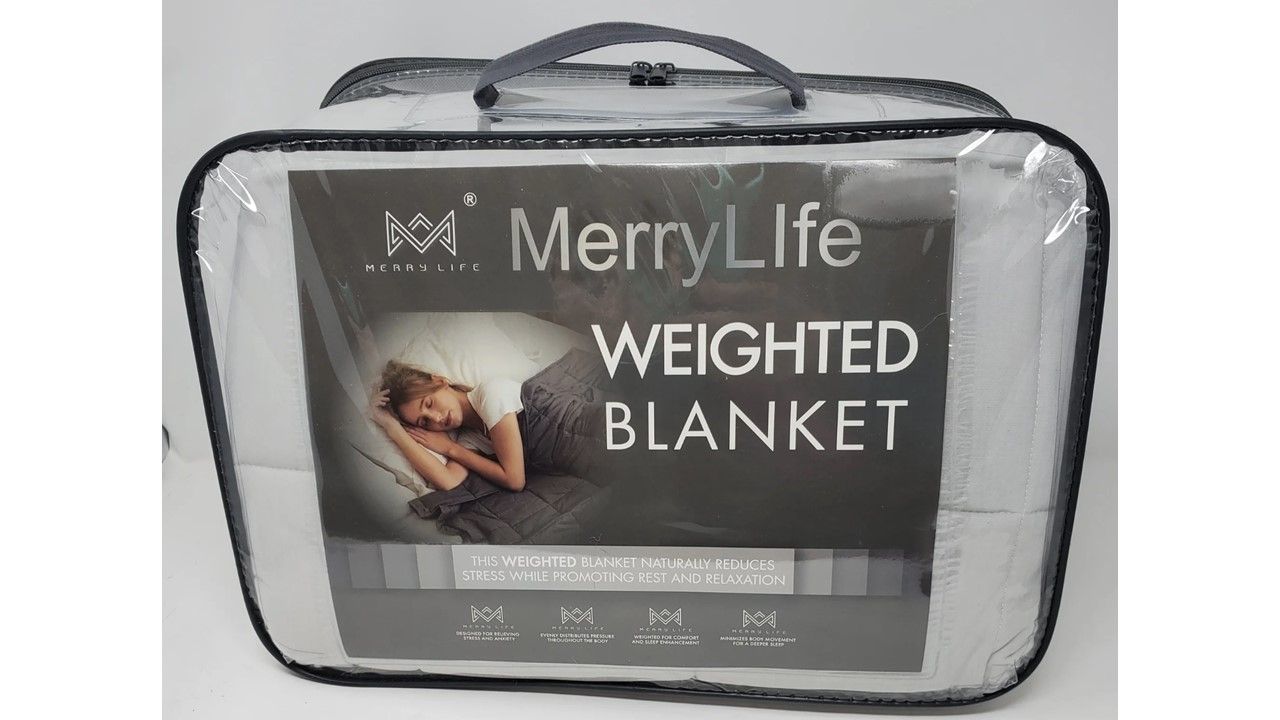 MerryLife Weighted Blanket 15 Pounds 48”x72” Grey