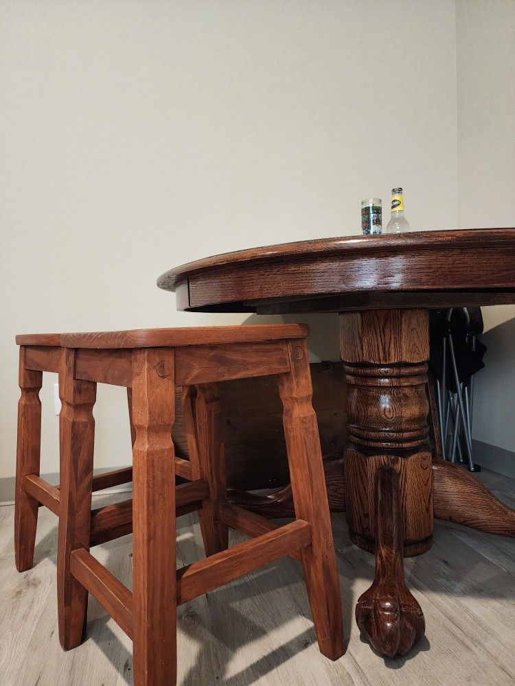 REAL Wood Table Set + Extender