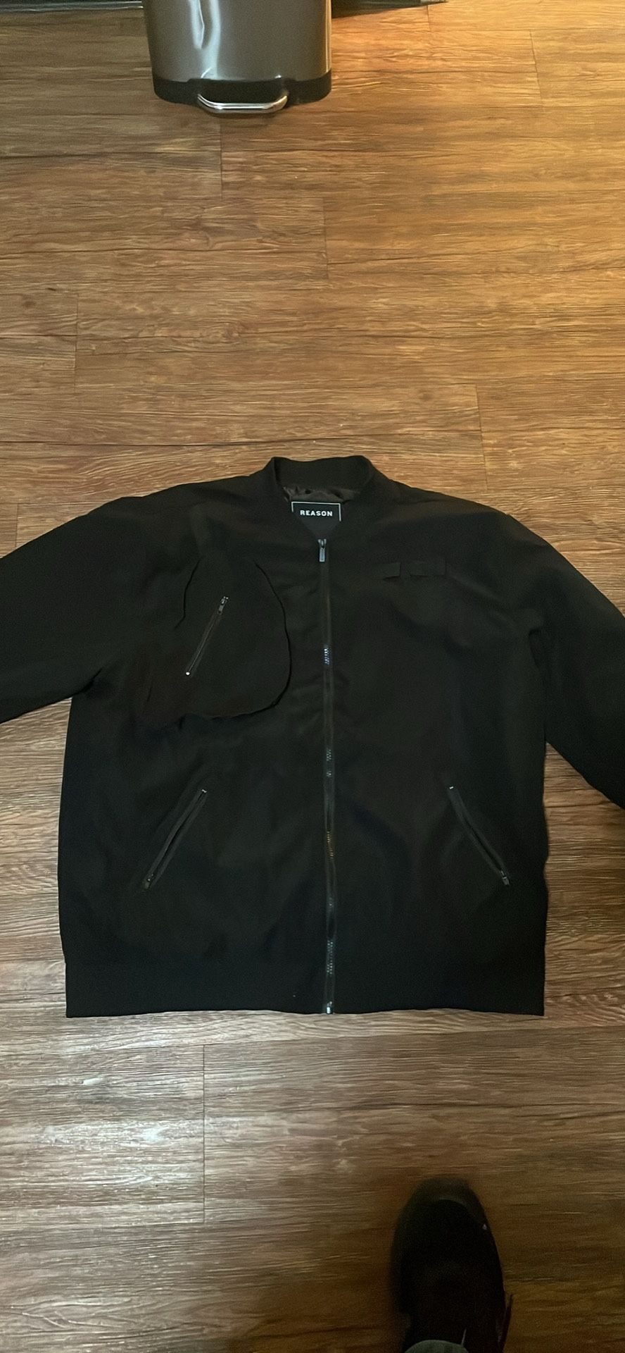 Black Bomber Utility Jacket