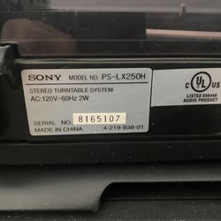 Sony Turntable 