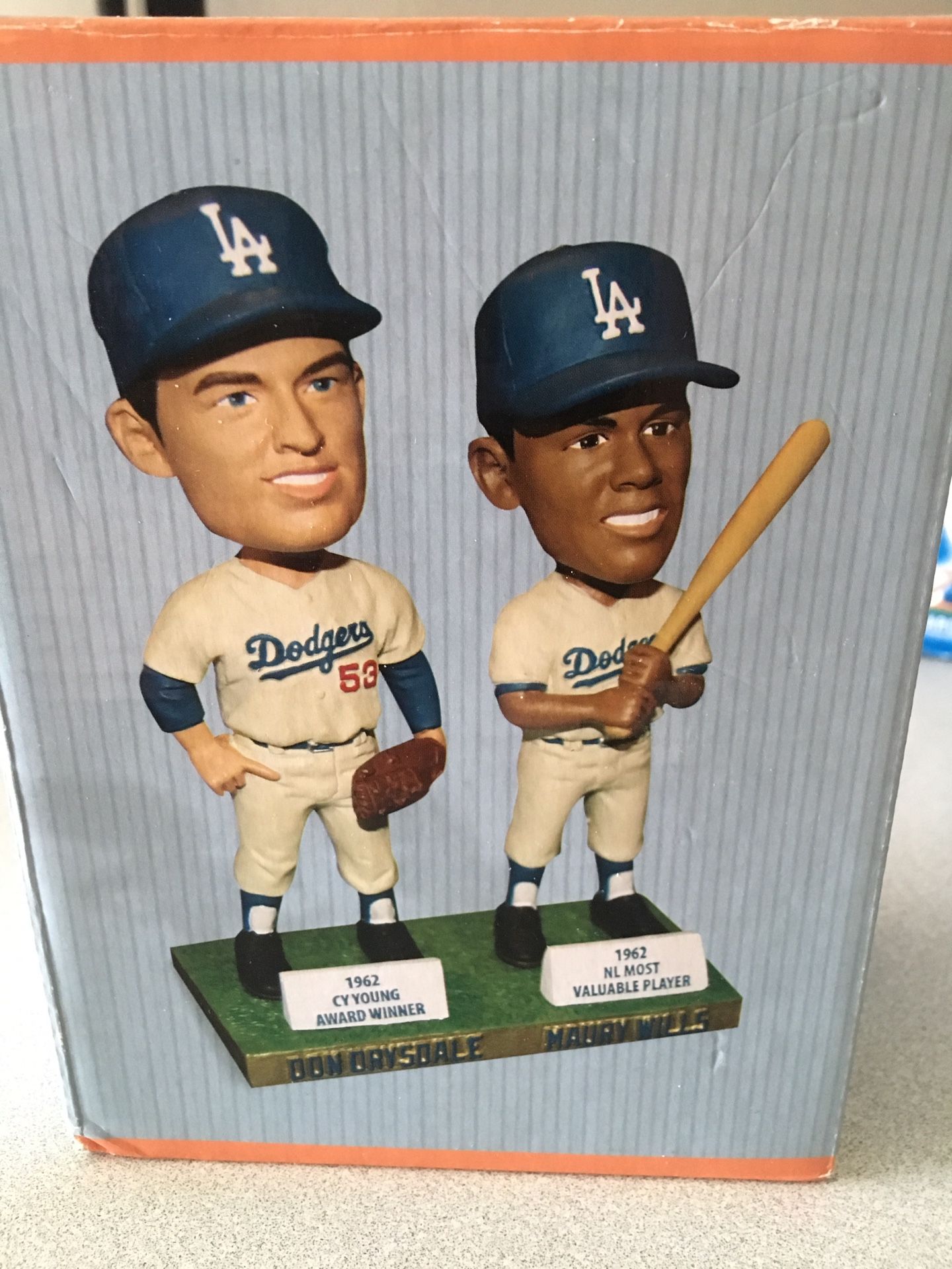 Don Drysdale and Maury Wills Collectors BobbleHead
