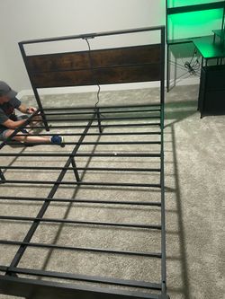 Queen bed frame