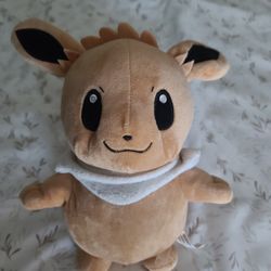 Pokemon Nintendo Eevee Mascot Stuffed Soft Plush Plushie Figure Animal Doll Toy